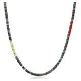 24in COAI Men's Beaded Necklace   Heishi Crystal