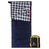REDCAMP Cotton Flannel Sleeping Bag 75x33in