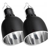 2pk REPTI ZOO Reptile Light Fixture 7.4x5.5in