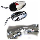 Honda Shadow Chrome Oval Side Mirror 750/1100