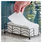 500ct Lavex Linen Feel   Fold Guest Towel 12x16in