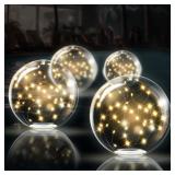 4pk TIALLY Fairy Pool Lights Solar Power
