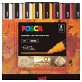 8pk POSCA Water Markers 1.8-2.5mm