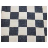 Checkerboard Area Rug, 4x6ft