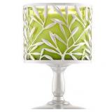 4.25x6.5in Vine Leaf Pedestal 3-Wick Candle Holder
