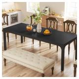 Tribesigns Black 6-8 Pax Dining Table