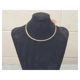 Made In Italy Gold Plated Bronze Necklace
