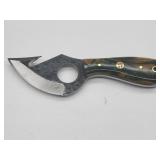 7in Knife With Full Tang & Leather Sheath