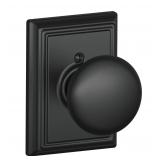 Schlage Plymouth-Addison Matte Black Door Knob