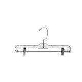 100ct Plastic Skirt/Pant Hanger 14in