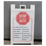 4ft Employee Stop Sign