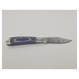 6in Pocket Knife w/Leather Case