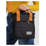 Insulated Cooler Lunch Bag w/Strap 6x10in