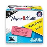 12ct Paper Mate Pink Pearl Eraser