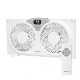 9in Holmes Digital 3-Speed Window Fan w/Remote