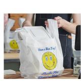 500ct Smiley Face T-shirt Bags