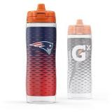 30oz New England Patriots Gatorade GX Bottle