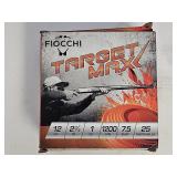 25rds Fiocchi 12ga 2-3/4in 1200FPS 7.5 Shot