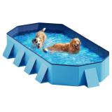 Peteast Large Dog Pool 82x46x12in