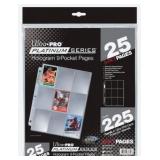 25ct Ultra PRO Platinum 9-Pocket Pages 8.5x11in