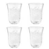 4pc The Pioneer Woman Daisy Glass 18oz Tumbler Set