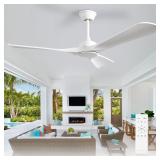 52in Depuley Ceiling Fan 3-Blade