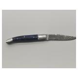 7in Pocket Knife w/Leather Holder