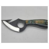 7in Knife with Full Tang & Leather Sheath
