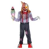 6.9ft Motion-Sensor Clown Animatronic Tekky