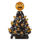 3pk Halloween Ceramic Table Decoration Evergreen