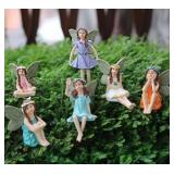 6pk Fairy Figurines 5.5in