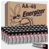 48ct Energizer AA Alkaline Batteries 1.5V
