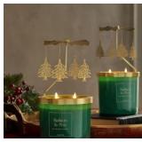 2pk Balsam and Pine Candles and Carousel