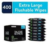 400ct Dude Wipes Flushable Wipes 7x7in