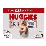 184ct Huggies Skin Essentials Diapers Size 1