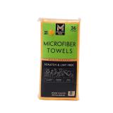36ct Members Mark Microfiber Towels 16x16in