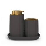 3pc Drew Barrymore Stoneware Bath Set