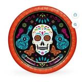 85pc Members Mark Day of the Dead Plates, 10in