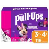 116ct Size 3T-4T Girls Huggies Pull-Ups