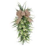 Easter Wreath Green Leaves Front Door Decor