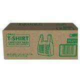 2000ct Small T-Shirt Carry-Out Bags 7x5x15in