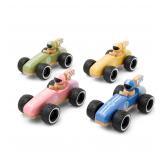4pc Members Mark Wooden Pull-Back Car Set