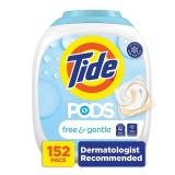 152ct Tide PODS Free & Gentle Detergent Pacs