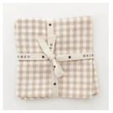 Heirloomed Linen Cocktail Napkins 6.6x6.6in