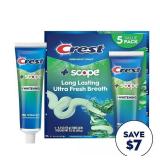 5pk Crest + Scope Outlast Ultra Paste 31.5in