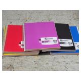 5pk College Ruled 3 Subject Lined Notebook 150pg