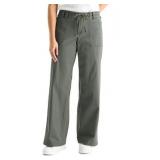 Med Aeropostale Women's Twill Wide Leg Pant