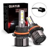 Pair 9007 LED Headlights 20000LM High/Low