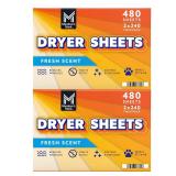960ct Members Mark Dryer Sheets Fresh Scent