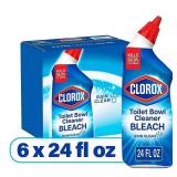 6ct Clorox Toilet Bowl Cleaner Bleach 24oz